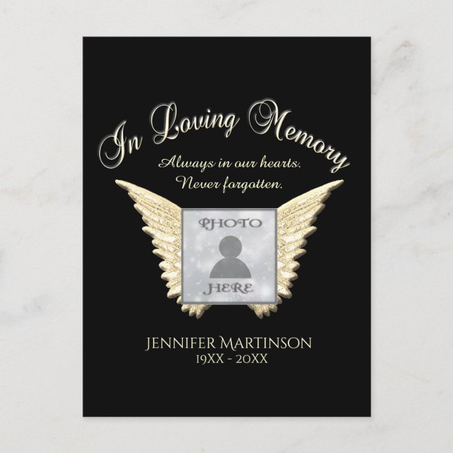 Postale Dans le Carte photo de mémoire Love (Devant)