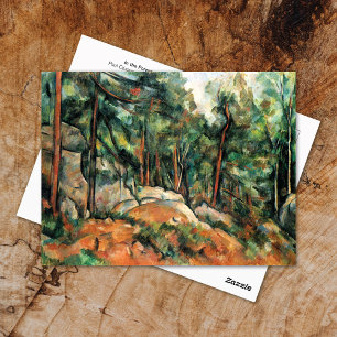 Postale Dans le paysage forestier Paul Cezanne Carte posta