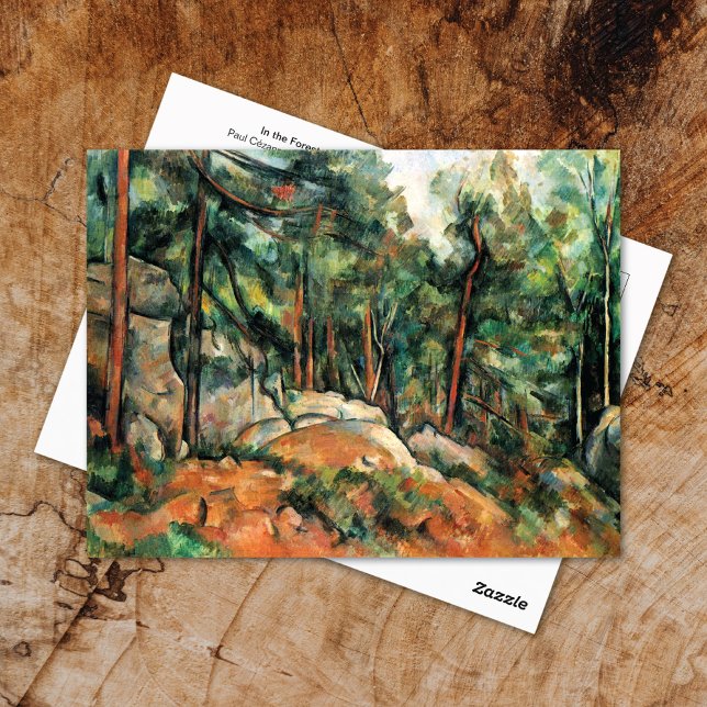 Postale Dans le paysage forestier Paul Cezanne Carte posta (Créateur téléchargé)