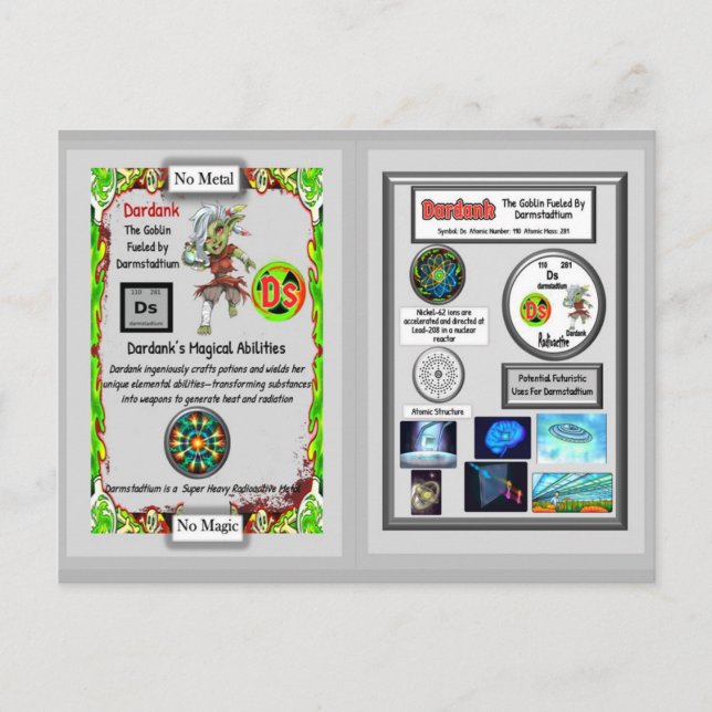 Postale Dardank Présente la Carte à Collectionner de Darms (Devant)