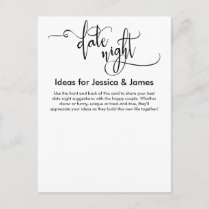 Postale Date Nuit Idées & Suggestions Carte Conseil