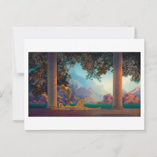 Postale DAYBREAK Maxfield Parrish 1922 ... 2022 Carte post