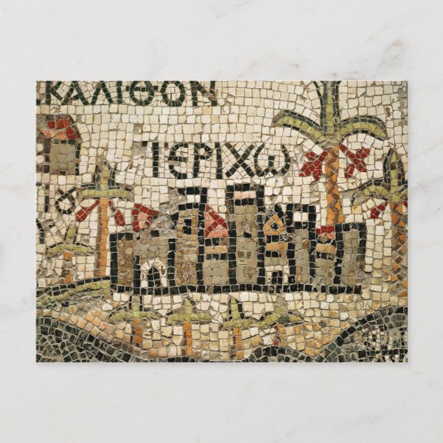 Postale Détail d'une carte de Jericho (Devant)