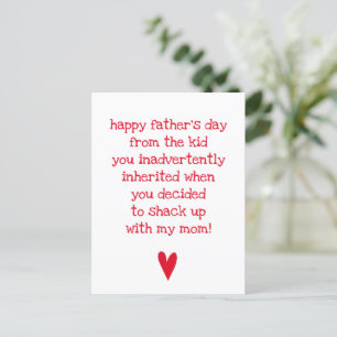 Postale Devis de Fête des pères amusant pour carte papa Bo