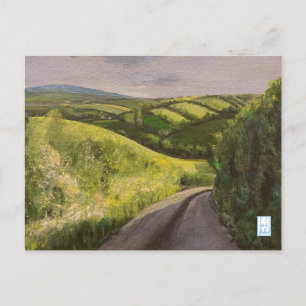 Postale Devon Campagne Exeter England Painting Carte posta