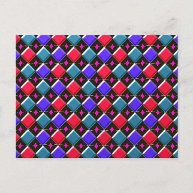 Postale Diamants brillants Créez votre propre carte postal (Devant)