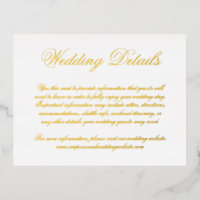 Élégante carte de boîtier Mariage officiel Gold Fo
