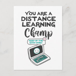 Postale Distance Learning Student Encouragement Carte post