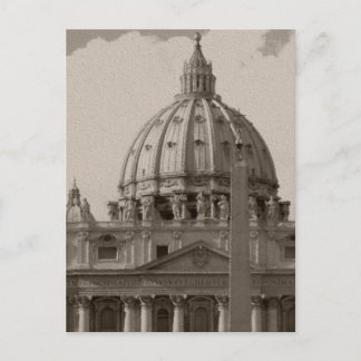 Postale Dôme de la basilique Saint-Pierre Rome Carte posta