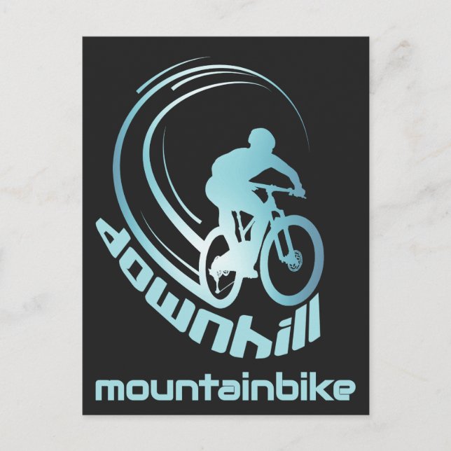Postale Downhill Mountainbike MTB Mountain bike Carte post (Devant)