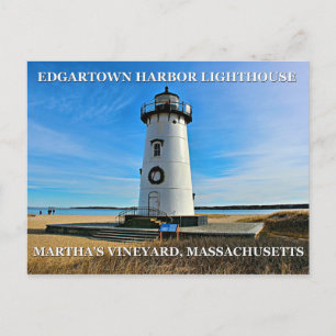 Postale Edgartown Harbour Lighthous, Massachusetts Carte P