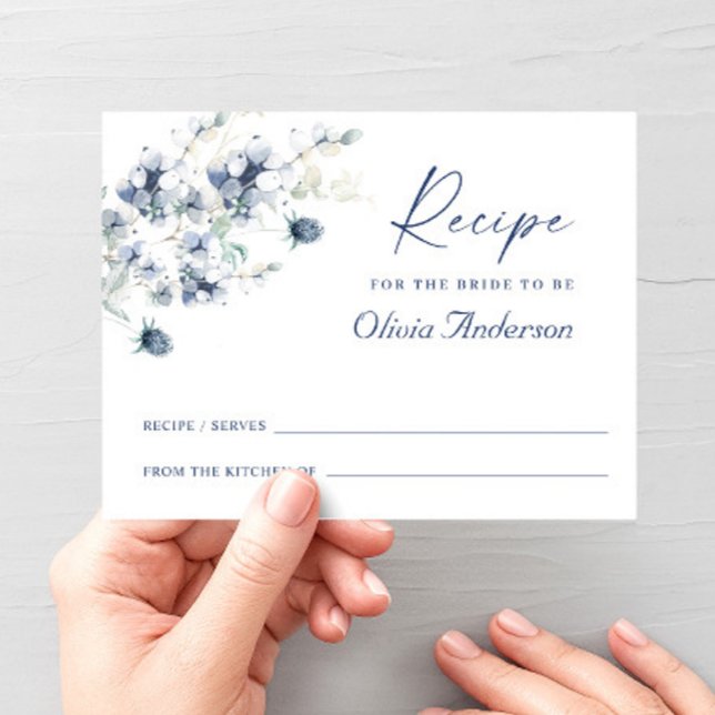 Postale Elégante carte de recette de Fête des mariées Boho (Créateur téléchargé)