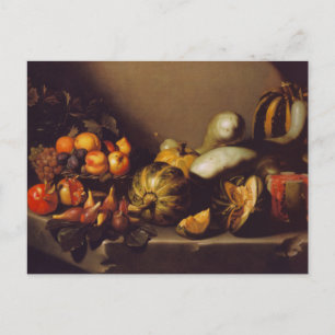 Postale Encore la vie avec les fruits par Caravaggio Carte