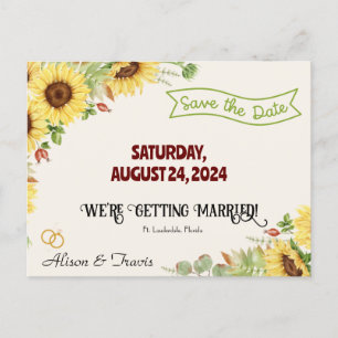 POSTALE ENREGISTRER LA DATE CARTE POST MARIAGE