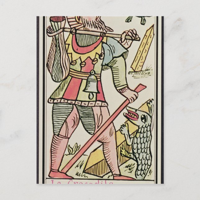 Postale Expiation, carte tarot, français (Devant)