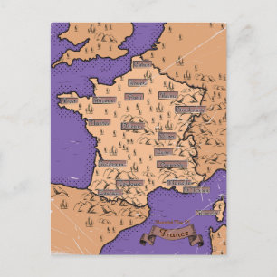 Postale Faire-part Carte ancienne vintage de Croatie