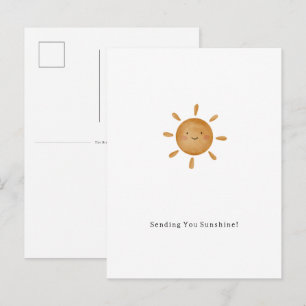 Postale Faire-part Carte Bridge Sending You Sunshine Card