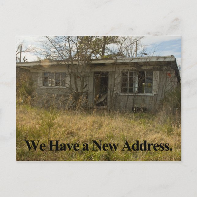 Postale Faire-part Carte de changement d'adresse #30 (Devant)