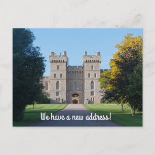 Postale Faire-part Carte de changement d'adresse amusante
