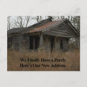 Postale Faire-part Carte de changement d'adresse : Nouveau Porch