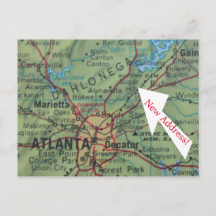 Postale Faire-part carte de changement d'adresse Sugar Hill