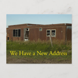 Postale Faire-part Carte de changement d'adresse : Windows cassé