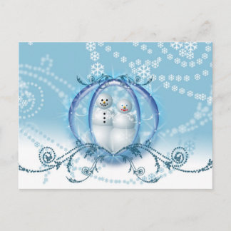 Postale Faire-part Carte de Mariage d'Hiver Personnalisée Enregistrer