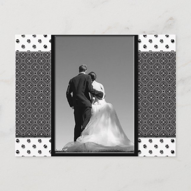 Postale Faire-part Carte de Mariage Save The Date (Devant)