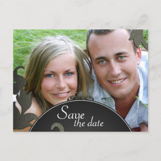 Postale Faire-part Carte de mariage "Save the Date" à motif floral da