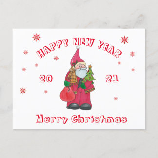 Postale Faire-part Carte de Noël 2021