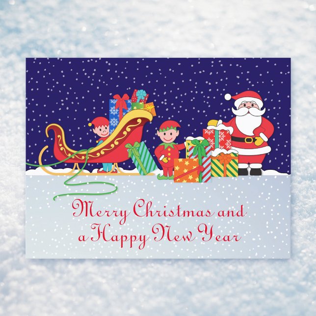 Postale Faire-part Carte de Noël de la veille de Noël (Créateur téléchargé)