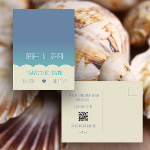 Postale Faire-part Carte de préavis Ocean Beach Blend