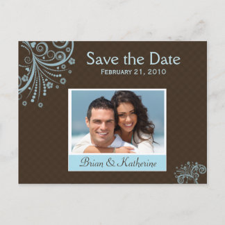 Postale Faire-part Carte de sauvegarde de date