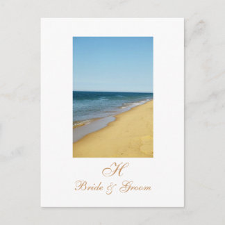 Postale Faire-part Carte de sauvegarde de date de destination