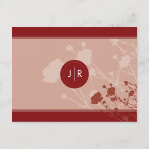 Postale Faire-part CARTE DE SAUVEGARDE DE DATE :: Michelle W.