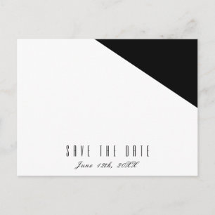 Postale Faire-part Carte de sauvegarde de mariage triangle classe noi