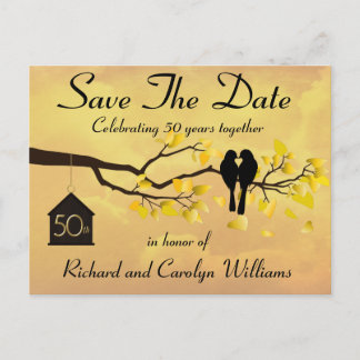 Postale Faire-part Carte de sauvegarde pour le 50e anniversaire de ma