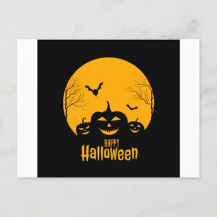 Postale Faire-part Carte d'halloween