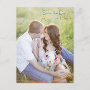 Postale Faire-part Carte Photo Post Enregistrer la date