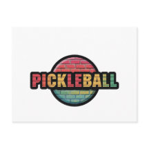 Conception de carte d'annonce de pickleball noir e