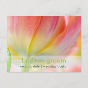 Postale Faire-part Couleurs du printemps ・ Enregistrer la date Carte