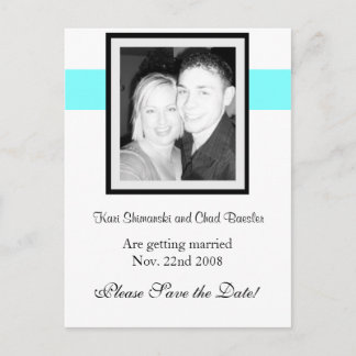 Postale Faire-part Enregistrez la carte de date !