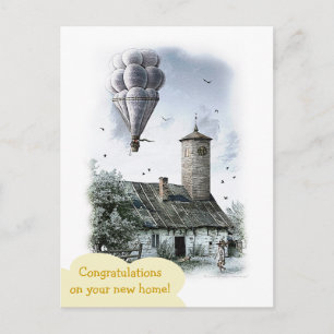 Postale Faire-part Félicitations pour votre nouvelle maison - Carte p