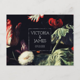 Postale Faire-part Jardin de minuit   Carte de sauvegarde de la date