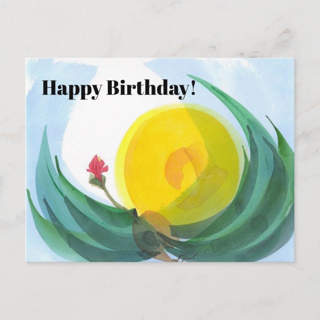 Postale Faire-part La carte d'anniversaire, vient ici le Sun, no. 2 (Devant)