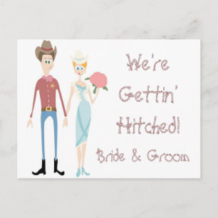 Postale Faire-part Les KRW sauvent la carte de mariage occidentale de