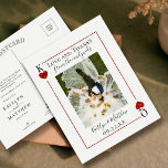 Postale Faire-part Monogramme Lecture Carte Mariage Collection Merci<br><div class="desc">Remerciez avec style ces cartes postales de remerciement chic et très tendance mariage. Ce design est facile à personnaliser avec votre libellé d'événement spécial et vos invités seront ravis quand ils reçoivent ces cartes fabuleuses.</div>
