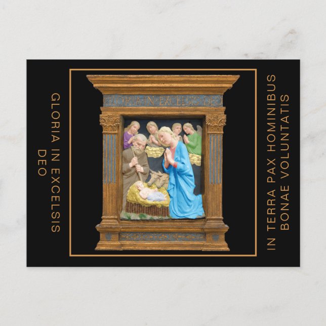 Postale Faire-part NATIVITÉ Luca Della Robbia Carte de Noël (Devant)