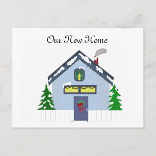 Postale Faire-part Notre nouvelle carte d'adresse