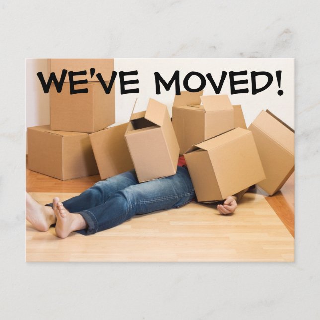 Postale Faire-part Nous avons déménagé Carte de changement d'adresse (Devant)